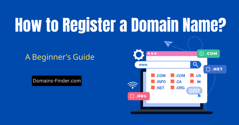 How to Register a Domain Name