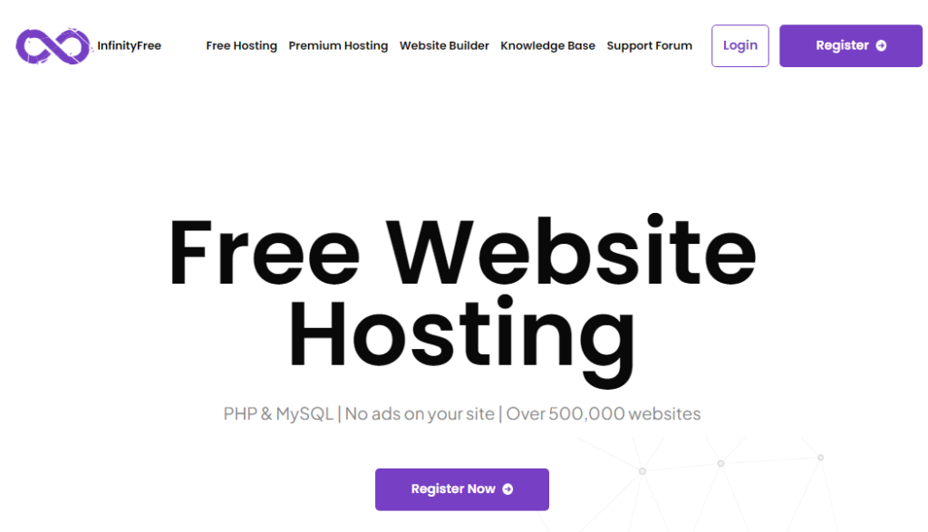 infinityfree web hosting